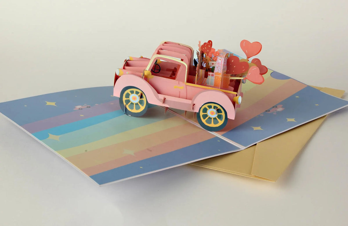 Pop-Up Karte zur Hochzeit — Ein unvergesslicher Glückwunsch in 3D