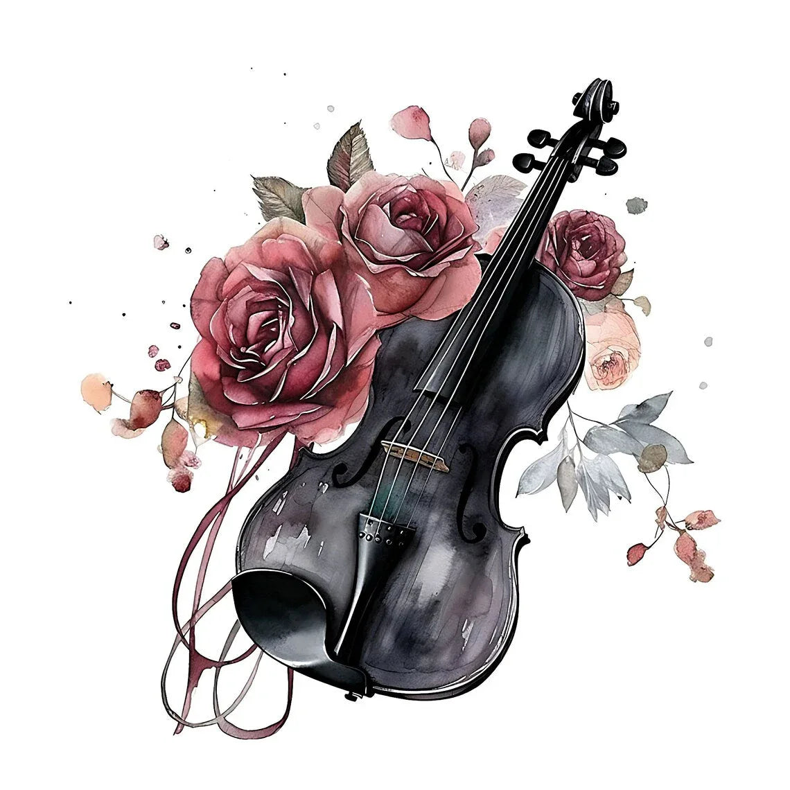 Musikinstrumente - Wandbild Galerie