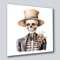 Skelett Halloween 3 Wandbild Kunstdruck auf Leinwand | Wandbild Galerie