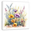 Blumenwiese 4 Wandbild Kunstdruck auf Leinwand | Wandbild Galerie