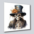 Skelett Halloween 5 Wandbild Kunstdruck auf Leinwand | Wandbild Galerie