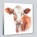 Wandbild Kuh Milchkuh 6 Kunstdruck auf Leinwand direkt zum Aufhängen | Wandbild Galerie