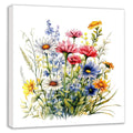 Blumenwiese 8 Wandbild Kunstdruck auf Leinwand | Wandbild Galerie
