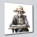 Skelett Halloween 8 Wandbild Kunstdruck auf Leinwand | Wandbild Galerie