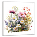 Blumenwiese 9 Wandbild Kunstdruck auf Leinwand | Wandbild Galerie
