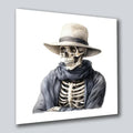 Skelett Halloween 9 Wandbild Kunstdruck auf Leinwand | Wandbild Galerie