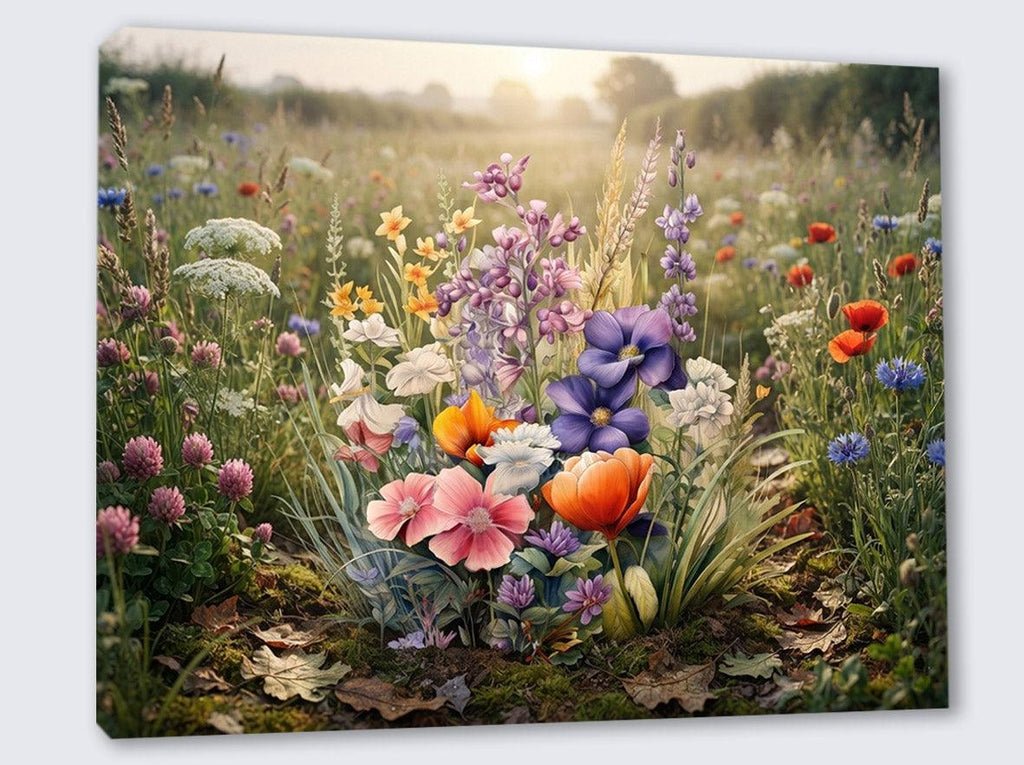 Wandbild Blumenwiese Nr. 10 Kunstdruck auf Leinwand