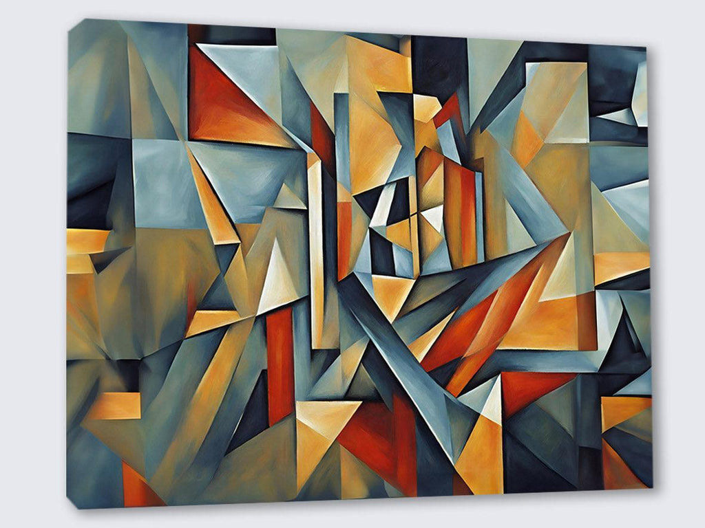 Wandbild Analytischer Kubismus Picasso Style Kunstdruck auf Leinwand