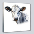 Wandbild Kuh Milchkuh 10 Kunstdruck auf Leinwand direkt zum Aufhängen | Wandbild Galerie