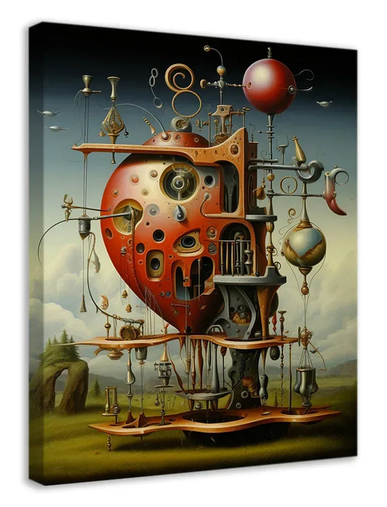 Surreales Wandbild 10 Stil Salvador Dali Kunstdruck auf Leinwand | Wandbild Galerie