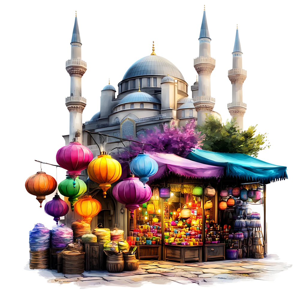 Moschee in der Türkei 10 Wandbild Kunstdruck auf Leinwand
