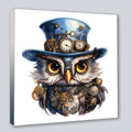 Wandbild Eule 10 Steampunk Kunstdruck auf Leinwand | Wandbild Galerie