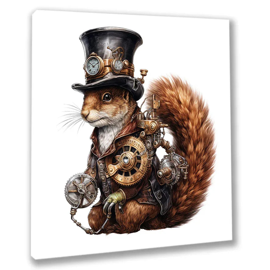 Wandbild Eichhörnchen 7 Kunstdruck auf Leinwand | Wandbild Galerie