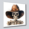 Skelett Halloween 11 Wandbild Kunstdruck auf Leinwand | Wandbild Galerie