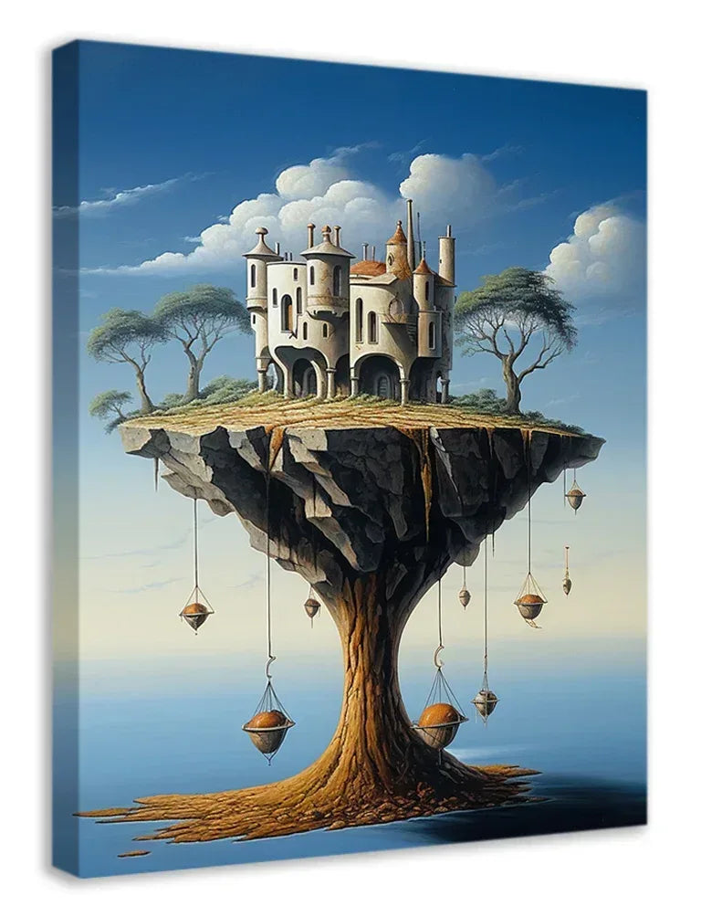 Surreales Wandbild 11 Stil Salvador Dali Kunstdruck auf Leinwand | Wandbild Galerie