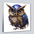 Wandbild Eule 11 Steampunk Kunstdruck auf Leinwand | Wandbild Galerie