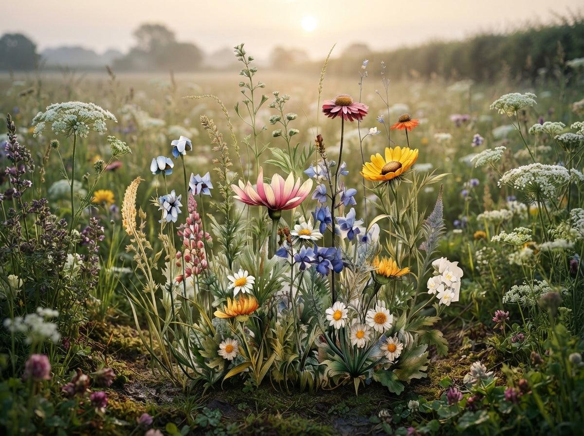 Wandbild Blumenwiese Nr. 11 Kunstdruck auf Leinwand