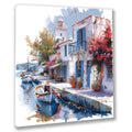 Mediterrane Küste 12 Landschaft Wandbild  Kunstdruck auf Leinwand