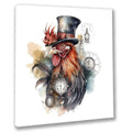 Wandbild Hahn Steampunk 12 Kunstdruck auf Leinwand direkt zum Aufhängen) | Wandbild Galerie