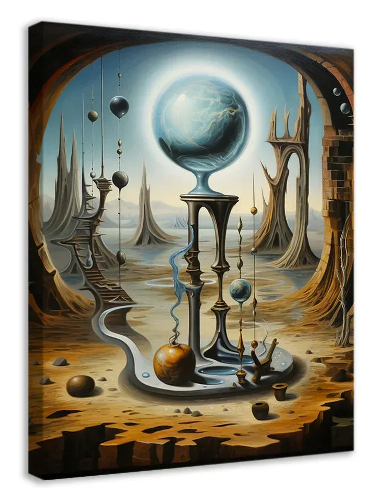 Surreales Wandbild 12 Stil Salvador Dali Kunstdruck auf Leinwand | Wandbild Galerie