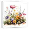Blumenwiese 12 Wandbild Kunstdruck auf Leinwand | Wandbild Galerie