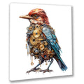 Wandbild Steampunk Vogel 12 Kunstdruck auf Leinwand direkt zum Aufhängen | Wandbild Galerie