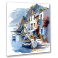 Mediterrane Küste 13 Landschaft Wandbild  Kunstdruck auf Leinwand