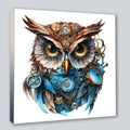 Wandbild Eule 13 Steampunk Kunstdruck auf Leinwand | Wandbild Galerie