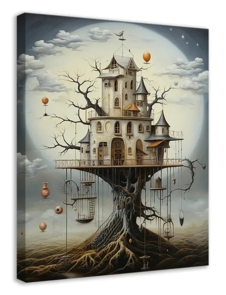 Surreales Wandbild 13 Stil Salvador Dali Kunstdruck auf Leinwand | Wandbild Galerie