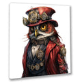 Wandbild Steampunk Vogel 14 Kunstdruck auf Leinwand direkt zum Aufhängen | Wandbild Galerie