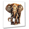 Wandbild Elefant 14 Steampunk Kunstdruck auf Leinwand direkt zum Aufhängen | Wandbild Galerie
