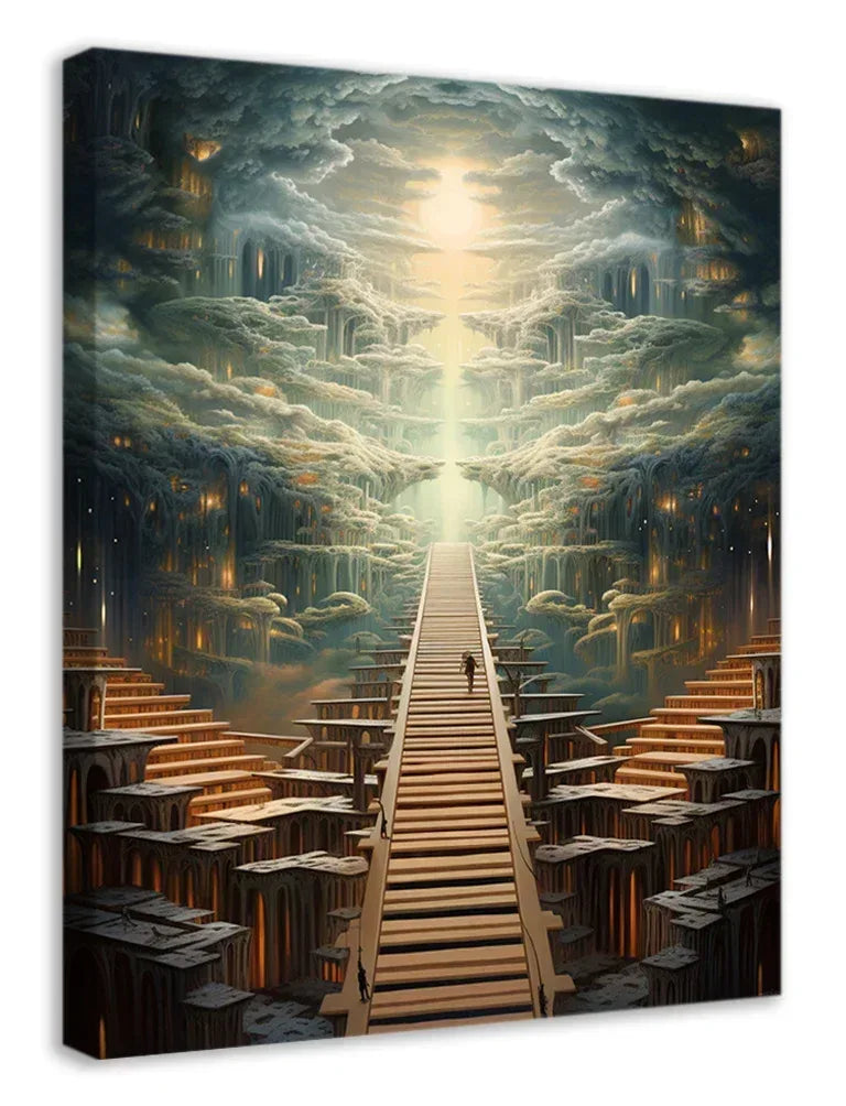 Surreales Wandbild 14 Stil Salvador Dali Kunstdruck auf Leinwand | Wandbild Galerie