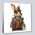 Wandbild Hase 15 Steampunk Stil Kunstdruck auf Leinwand | Wandbild Galerie