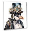 Wandbild Steampunk Vogel 15 Kunstdruck auf Leinwand direkt zum Aufhängen | Wandbild Galerie