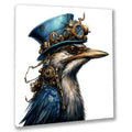 Wandbild Steampunk Vogel 16 Kunstdruck auf Leinwand direkt zum Aufhängen | Wandbild Galerie