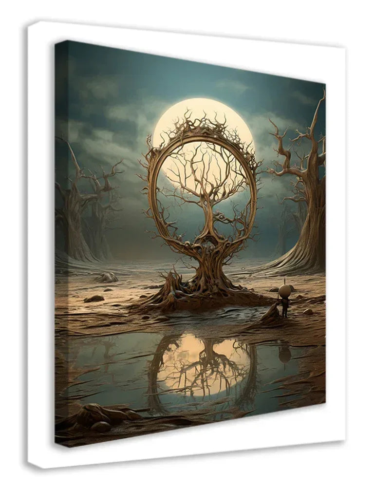 Surreales Wandbild 17 Stil Salvador Dali Kunstdruck auf Leinwand | Wandbild Galerie