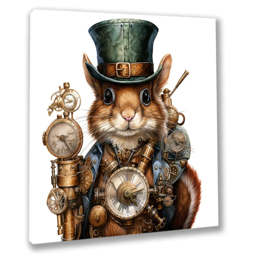 Wandbild Eichhörnchen 10 Kunstdruck auf Leinwand | Wandbild Galerie