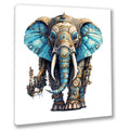 Wandbild Elefant 19 Steampunk Kunstdruck auf Leinwand direkt zum Aufhängen | Wandbild Galerie