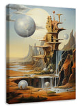Surreales Wandbild 1 Stil Salvador Dali Kunstdruck auf Leinwand | Wandbild Galerie