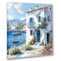 Mediterrane Küste 20 Landschaft Wandbild  Kunstdruck auf Leinwand