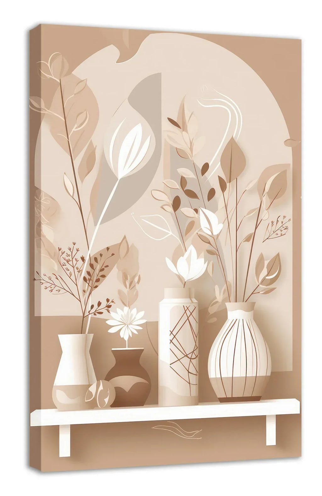 Boho Art 3 Wandbild Kunstdruck auf Leinwand direkt zum Aufhängen | Wandbild Galerie