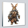 Wandbild Hase 20 Steampunk Stil Kunstdruck auf Leinwand | Wandbild Galerie
