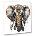 Wandbild Elefant 20 Steampunk Kunstdruck auf Leinwand direkt zum Aufhängen | Wandbild Galerie