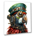 Wandbild Papagei Steampunk 20 Kunstdruck auf Leinwand direkt zum Aufhängen | Wandbild Galerie