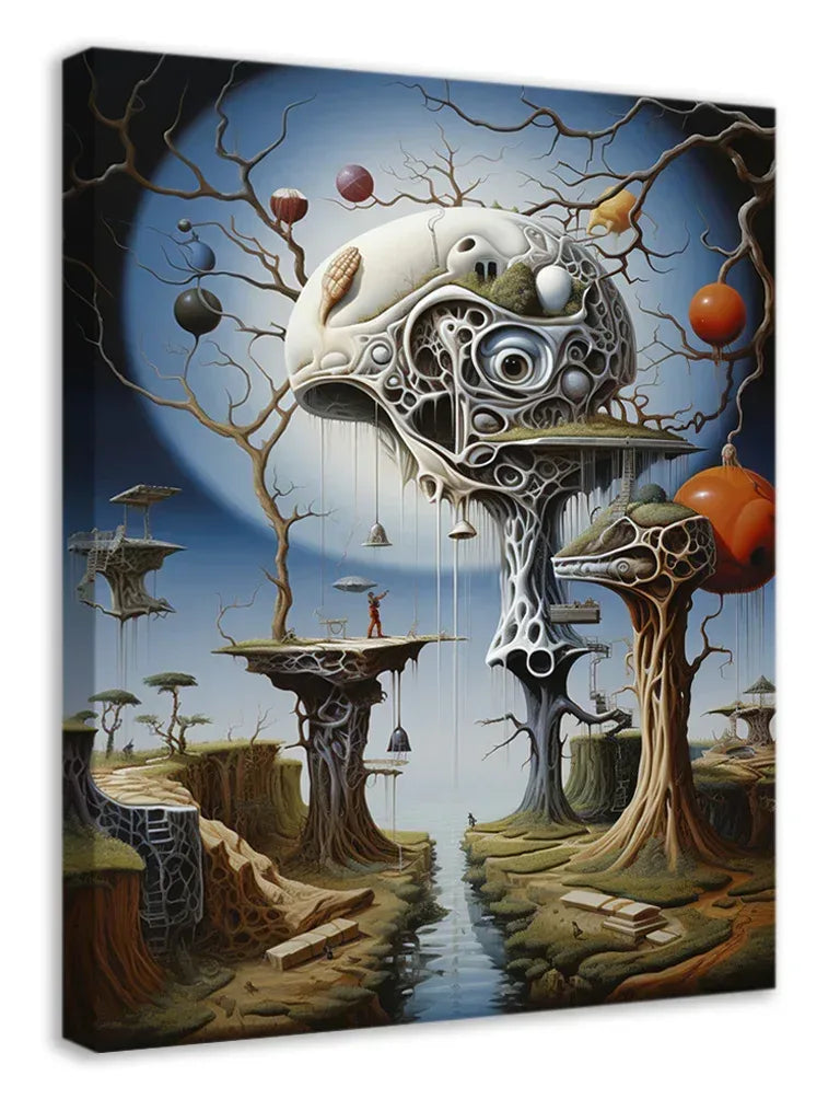 Surreales Wandbild 20 Stil Salvador Dali Kunstdruck auf Leinwand | Wandbild Galerie