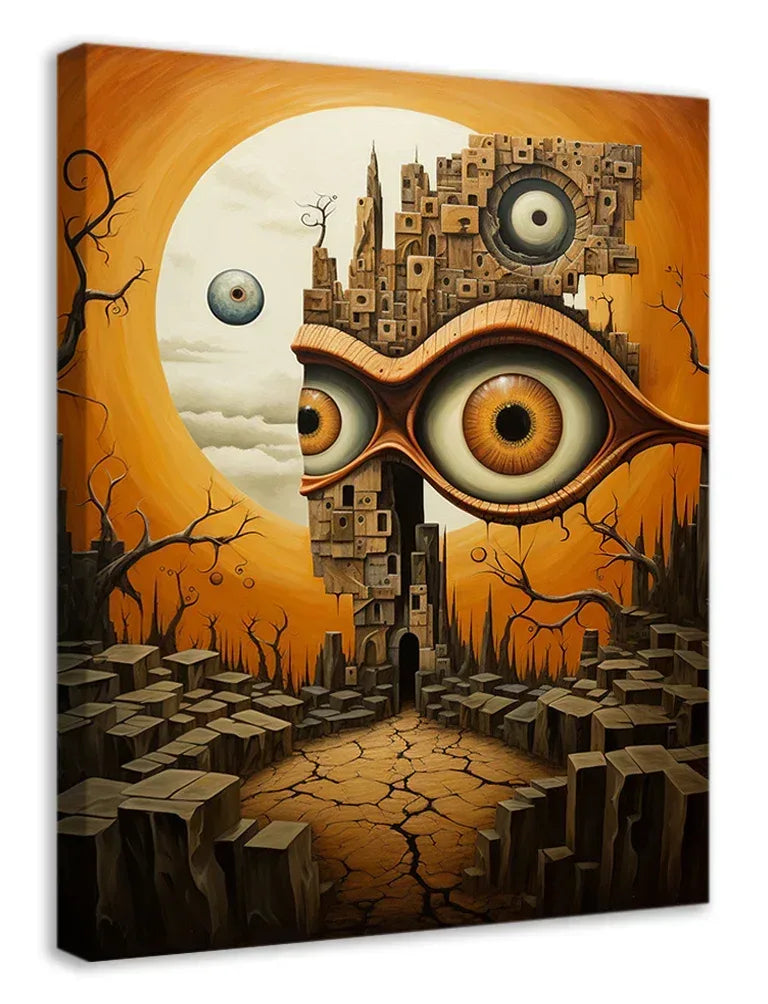 Surreales Wandbild 23 Stil Salvador Dali Kunstdruck auf Leinwand | Wandbild Galerie