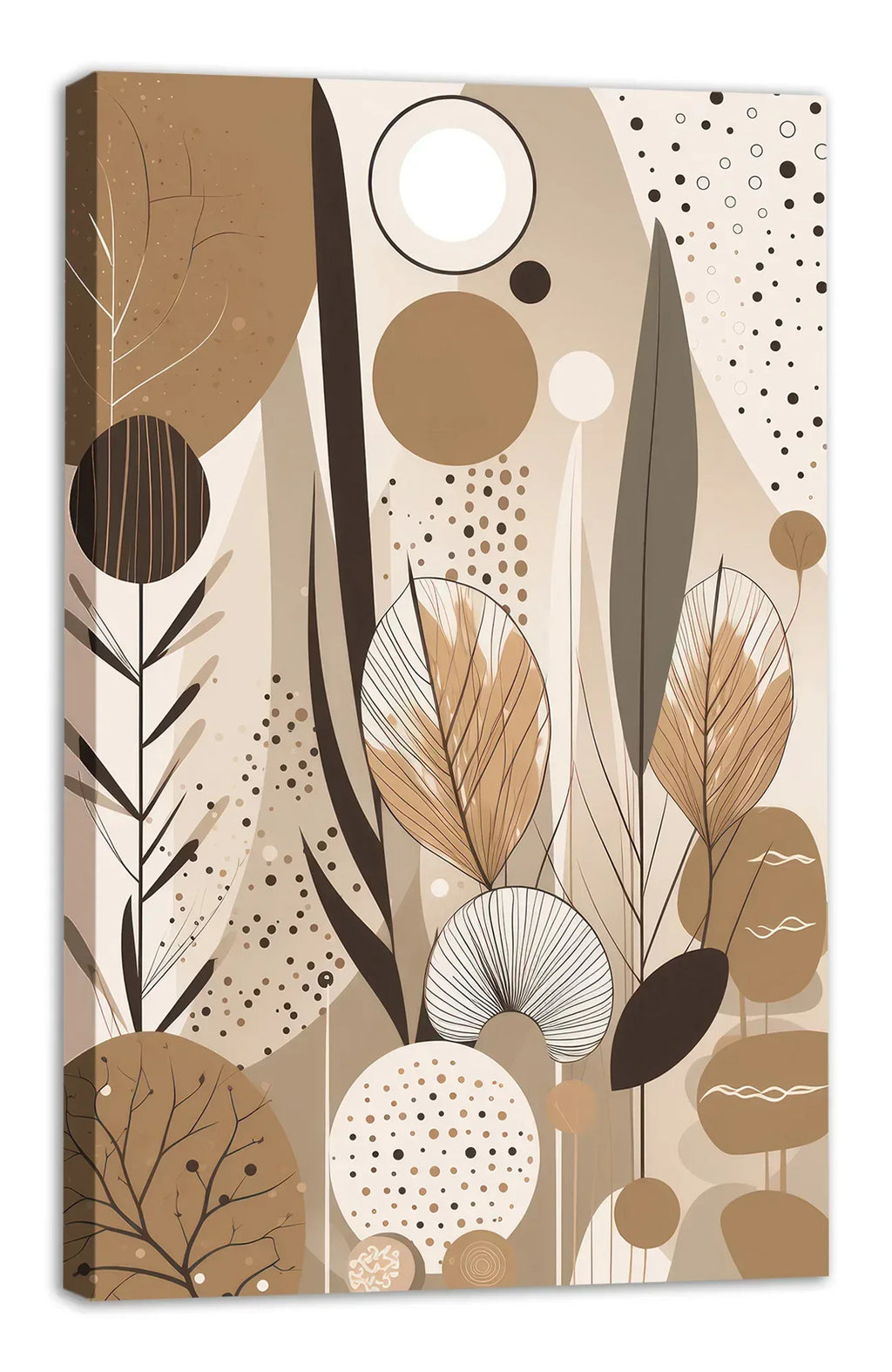 Boho Art 5 Wandbild Kunstdruck auf Leinwand direkt zum Aufhängen | Wandbild Galerie