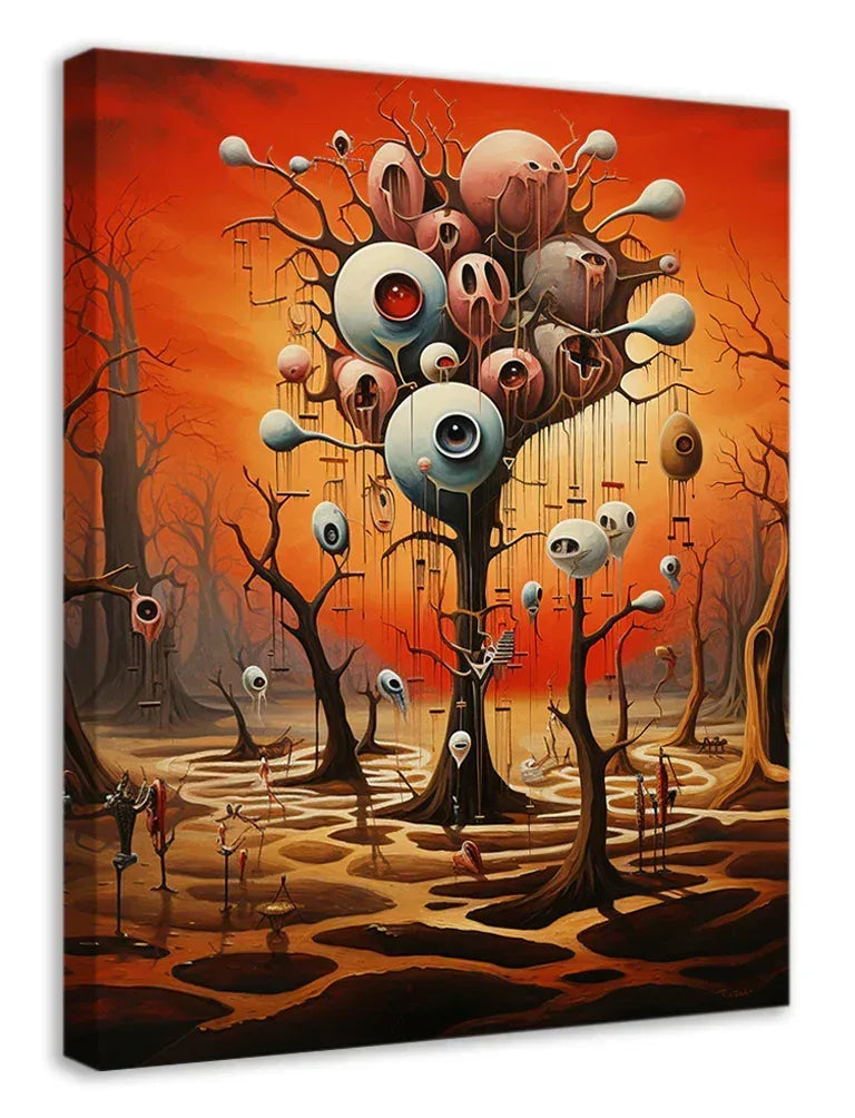 Surreales Wandbild 24 Stil Salvador Dali Kunstdruck auf Leinwand | Wandbild Galerie