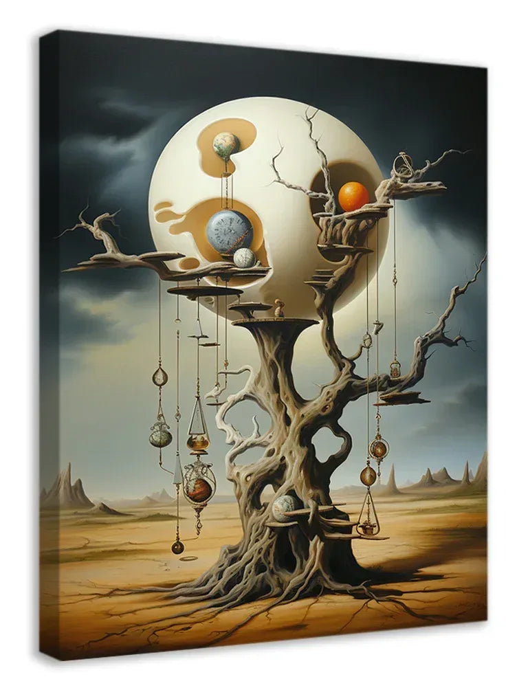 Surreales Wandbild 25 Stil Salvador Dali Kunstdruck auf Leinwand | Wandbild Galerie