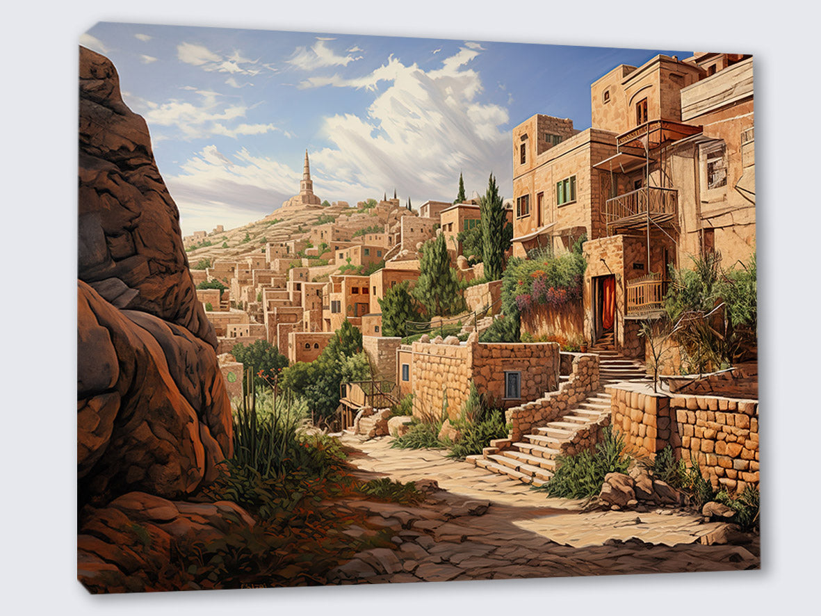 Wandbild Türkische Landschaft 2 Mediterrane Eleganz als Leinwandbild